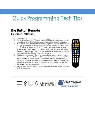 Extra: Quick Tips from the Techs (Big Button) thumb