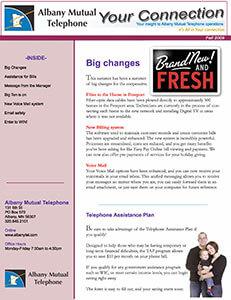 Newsletter 2009 Winter cover